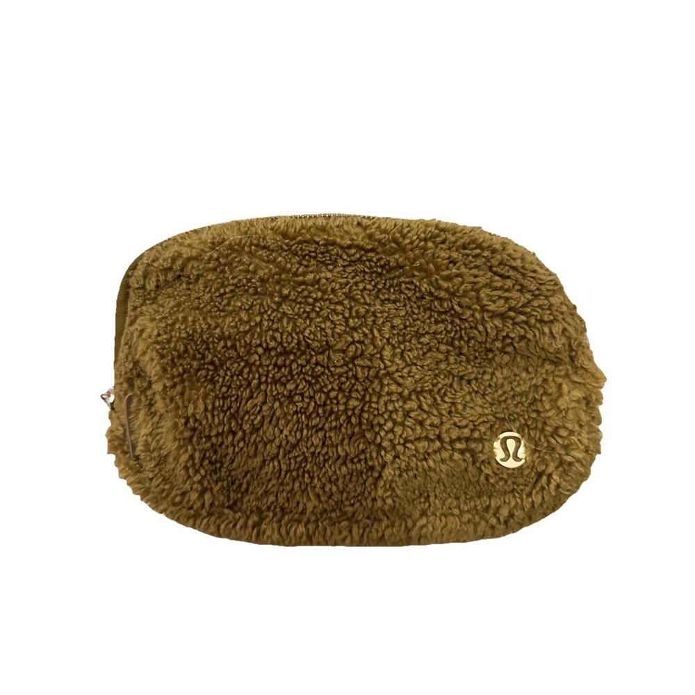 Lululemon Everywhere Belt Bag 1L Sherpa Fleece Burnt Caramel Brown